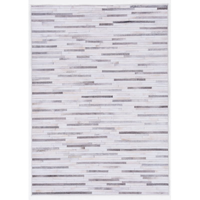 Tapis gris / blanc Jameown