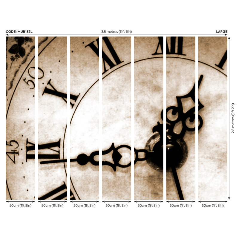 Haymond Matte Wall Mural, 280cm L x 350cm W