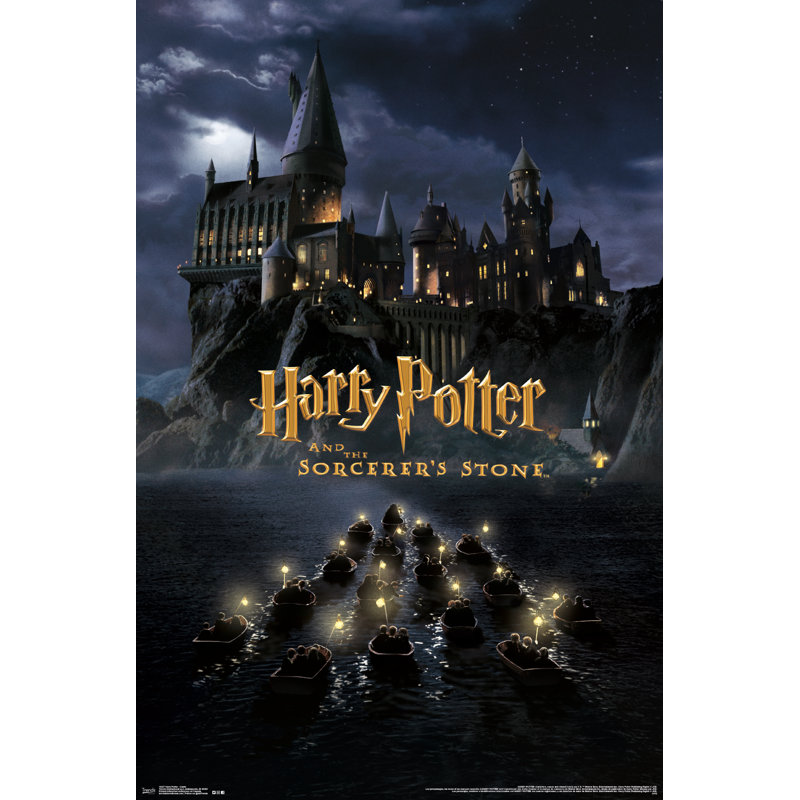 Harry Potter Castle Multicolor Glossy Wall Poster