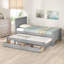 Lit plateforme moderne avec lit gigogne et tiroirs Modern-12109073
