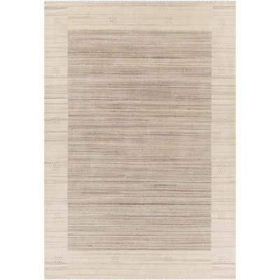 Elantra Wool Southwestern Area Rug in Beige
