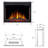 Ebern Designs Black Electric Fireplace Insert-668684879