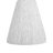 Outdoor White Marble Retro Speckled Textured All-Weather MGO Side Table