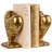 Heart-Shaped Textured Bookends With Protective Base-619120352