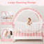 Tente de lit pour bébé, auvent escamotable avec fermeture à glissière, housse de lit de bébé portable, grande ouverture et espace-122443919