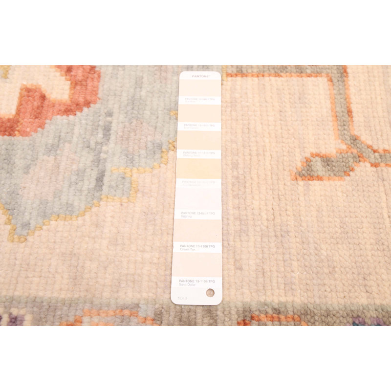 Modern Oushak Ivory Rug 8'1" x 10'1"