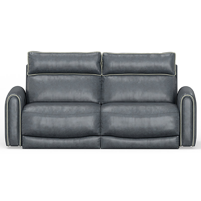 Nahele Upholstered Power Reclining Sofa, Grey