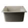 34.63'' L Drop-In Single Bowl Granite Kitchen Sink