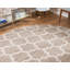 Tapis brun clair / beige tissé à la machine Molly-566941325