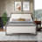 Juniper Solid Wood Boucle Bed-114509202-114509205