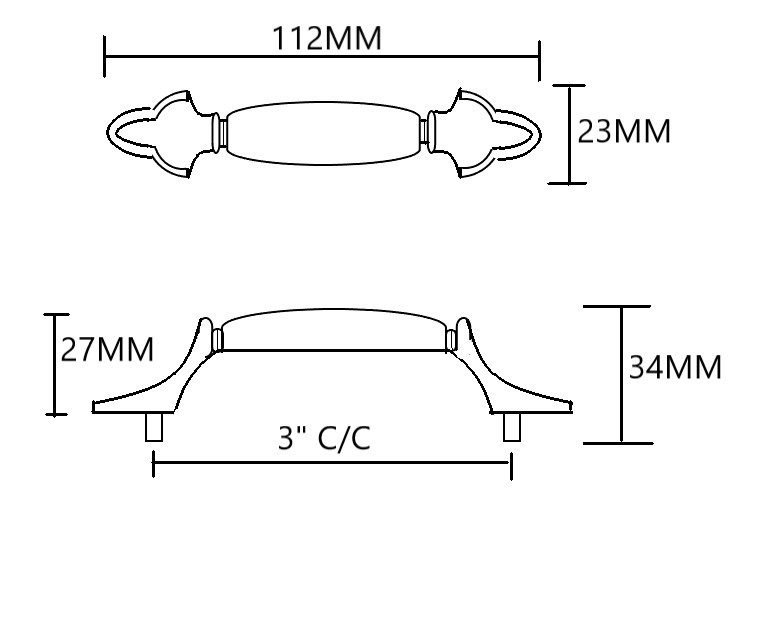 Expression 3" Center to Center Arch Pull