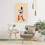 Guns Out Playful Abstract Contemporary Wall Art Print 1 Piece Wrapped Canvas Wall Art-951499785