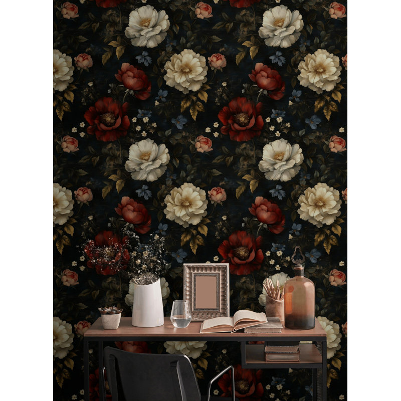 Papier peint floral hollandais Moody