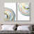 Cadre flottant blanc
