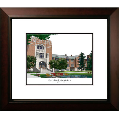 NCAA Purdue Boilermakers Legacy Alumnus Lithograph Picture Frame