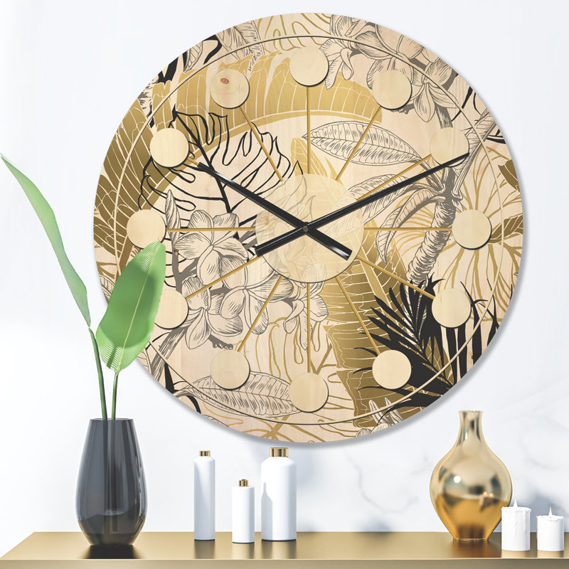 Horloge murale Mid-Century, Moyenne