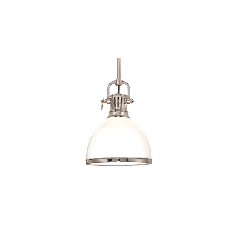 Randolph 1 - Light Pendant, Polished Nickel, 10"