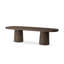 Valen Dining Table-Rustic Brown Oak Veneer