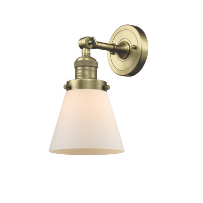Applique murale 1 lumière Cone