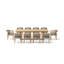 SET-368 11-pc Toscana Dining Table Set