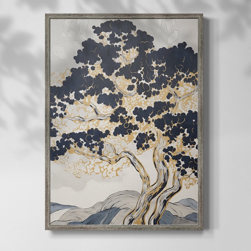 «LANDSCAPES Series CCIX», reproduction encadrée - bois massif, H 21 po x l 17 po