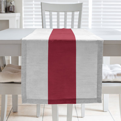 Atlanta Throwback Football Stripes Table Runner