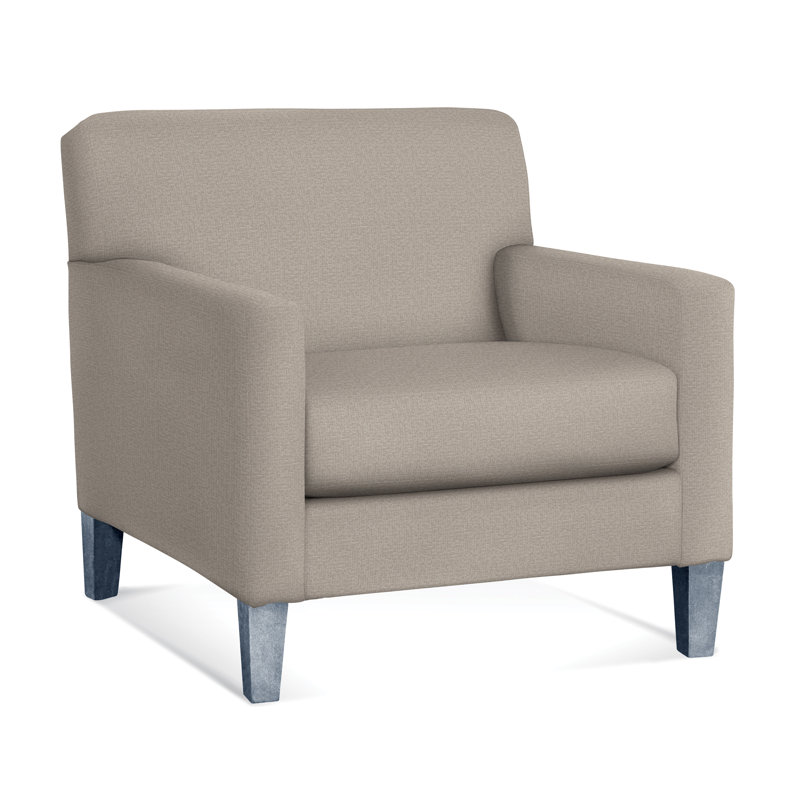 Tampa Armchair, Beige Performance Fabric; 0851-73, Havana