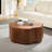 35.43" MDF Flower-Shaped Coffee Table