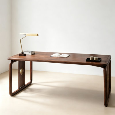Exquisite New Chinese-Style Solid Wood Desk