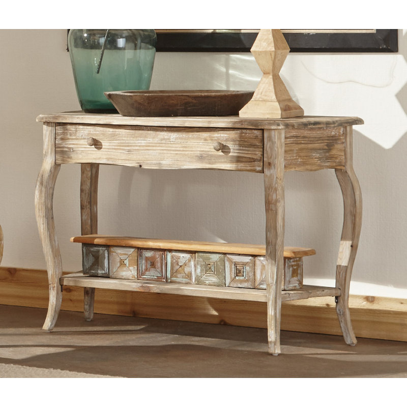Console Francoise de 42 po de largeur avec 1 tiroir et 1 tablette
