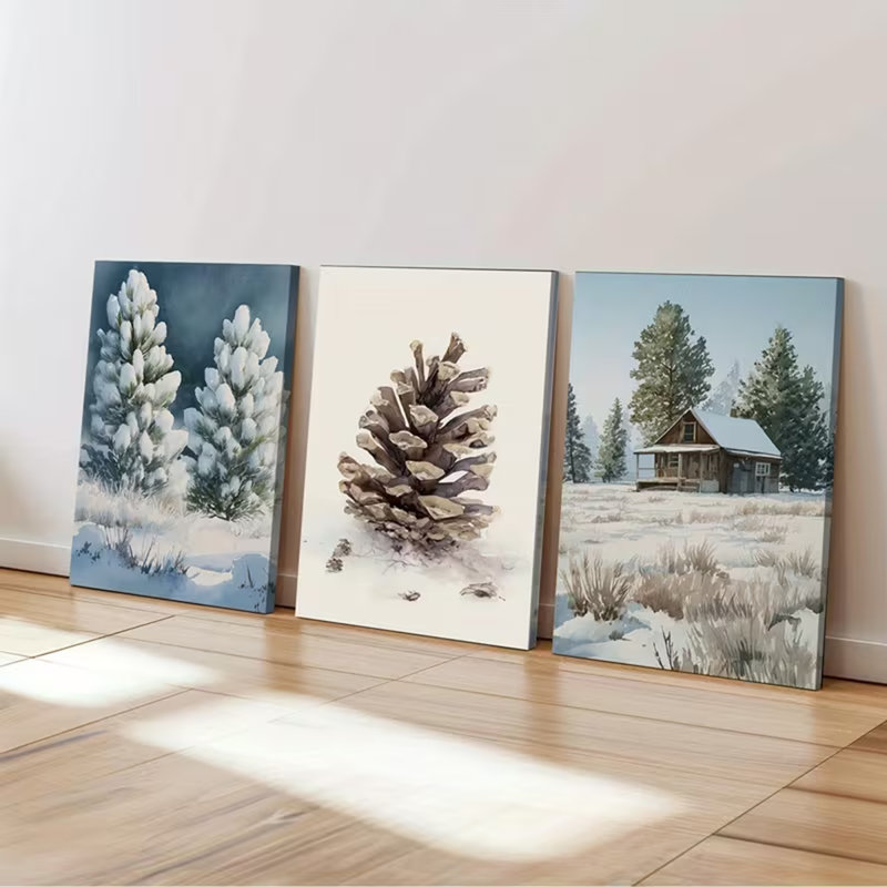 3 Piece Wrapped Canvas Print