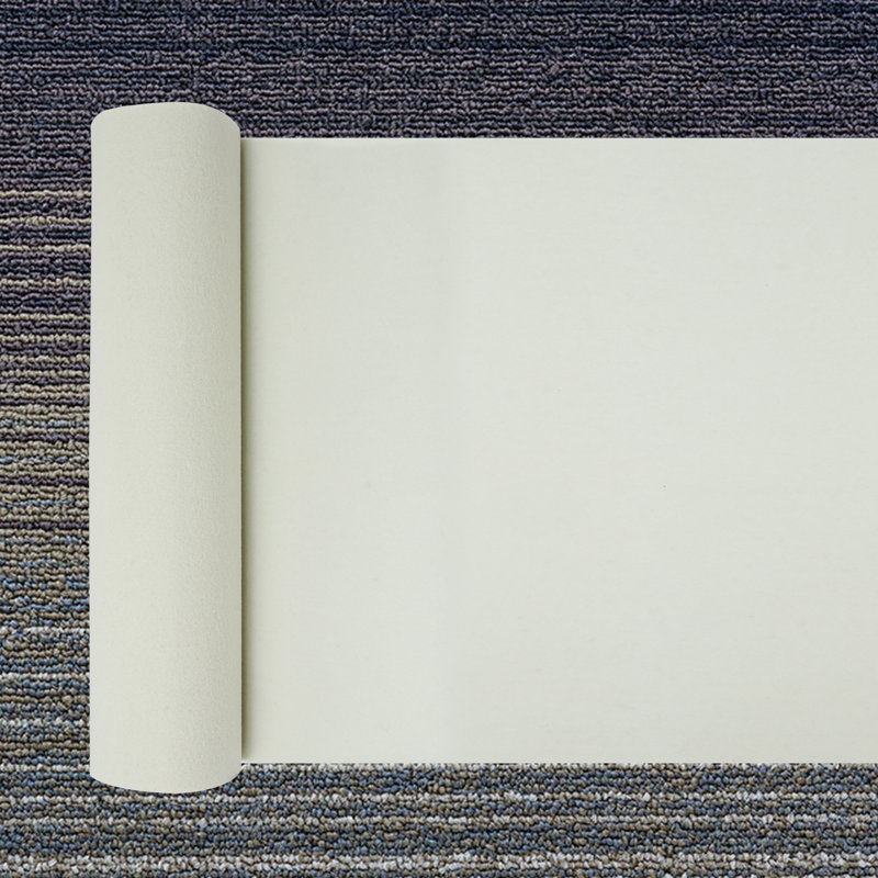 Tapis de piste antidérapant Alessja, Blanc