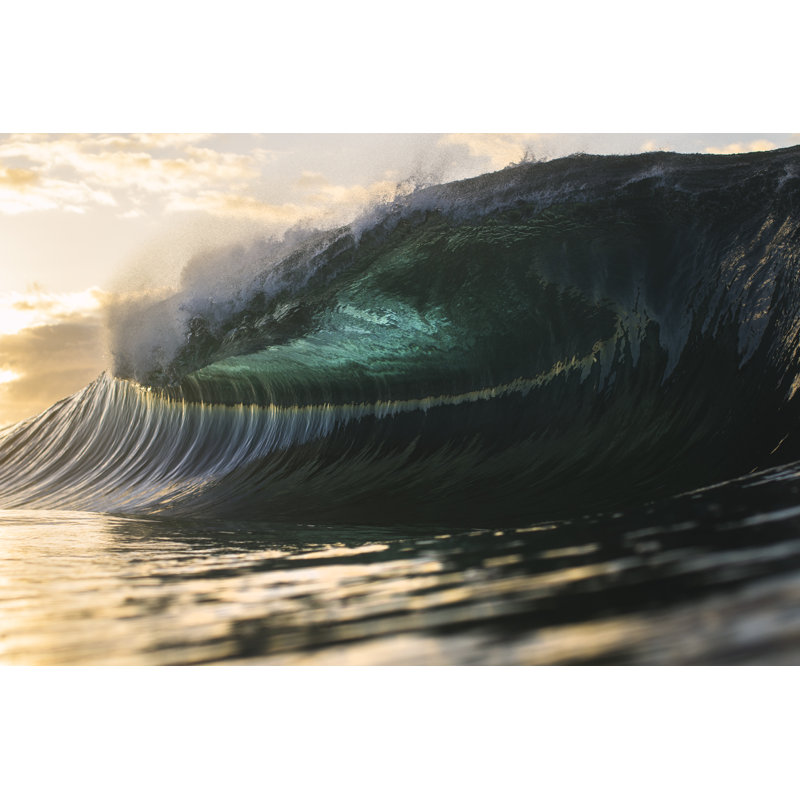 Powerful Wave Full Of Energy by Philip Thurston - Wrapped Canvas Print, 20cm H x 30cm W