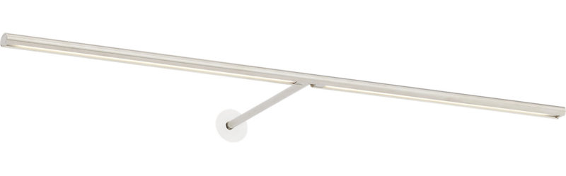 Plural Dome Picture Light, Polished Nickel, 0.5" H x 30" W x 8.9" D, 20.8