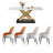 Modern luxury rectangular dining table sets-103235581