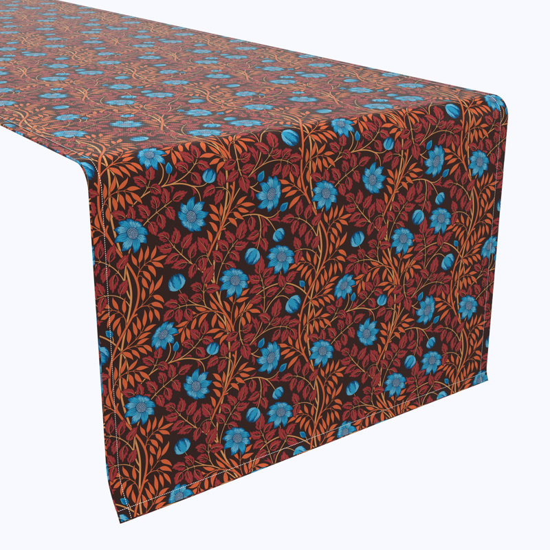 Fabric Textile Products, Inc. Table Runner, 100% Cotton, Floral 61, 16" x 90"