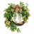 28'' Wreath Arranged with Eucalyptus and Budding Hydrangeas