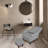 Modern Design Living Room Recliner Soft Cozy Sofa Chair With Ottoman-2053131772