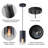 Glorianne 2-Pack Modern Pendant Light Fixtures for Kitchen Island