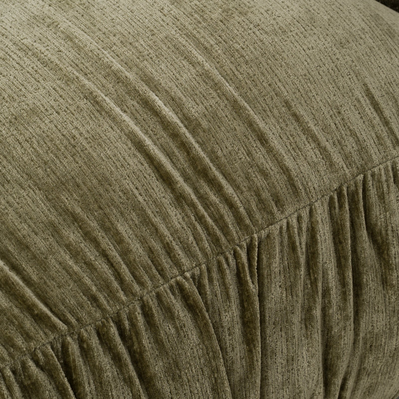 Causeuse en tissu vert olive Siegal - Modern Olive