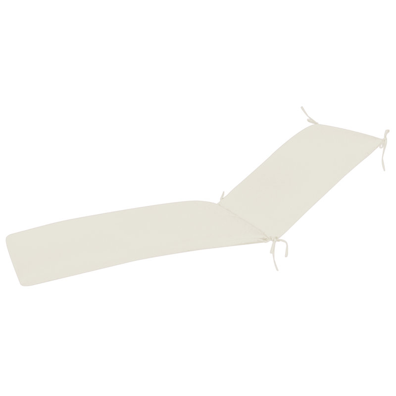 Coussins de chaise longue intérieur / extérieur, Toile Sunbrella® naturel