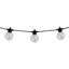 1000cm LED Solar Powered 10 - Bulb Globe String Light