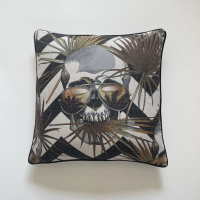 Romantic Chic Floral Throw Pillow