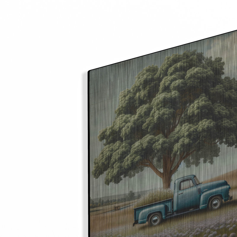 «Vintage Farmhouse» par Rich Monet, art mural en métal, H 12 po x l 16 po