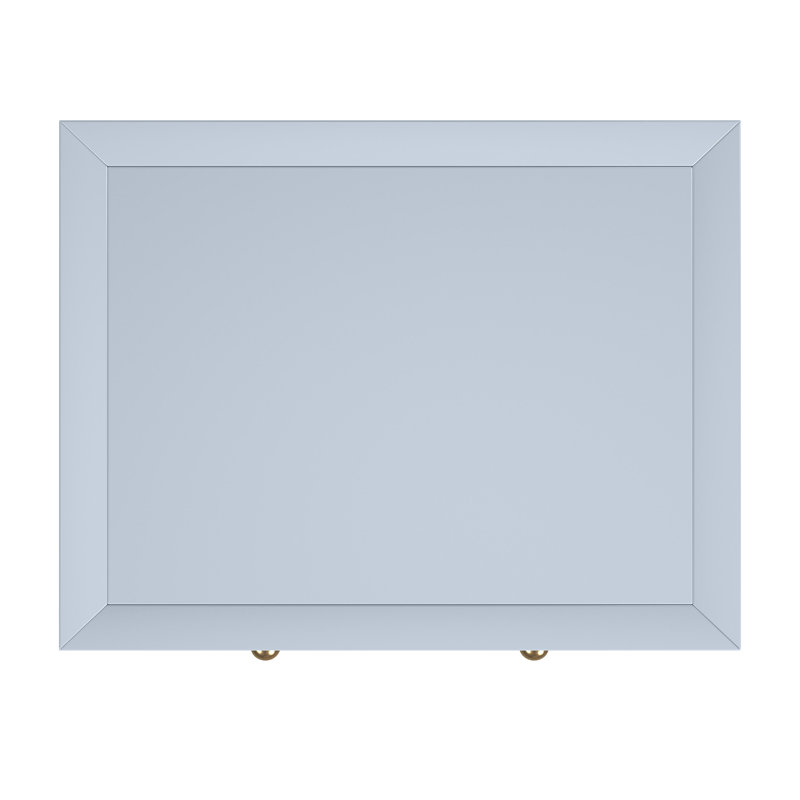 Nora 21 in. W Wood 1 Drawer Small Nightstand with Shelf, Light Blue