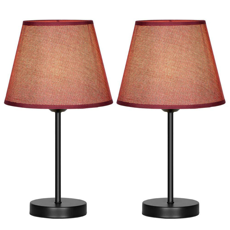 Lampe de chevet noire 16,2 po Tiller