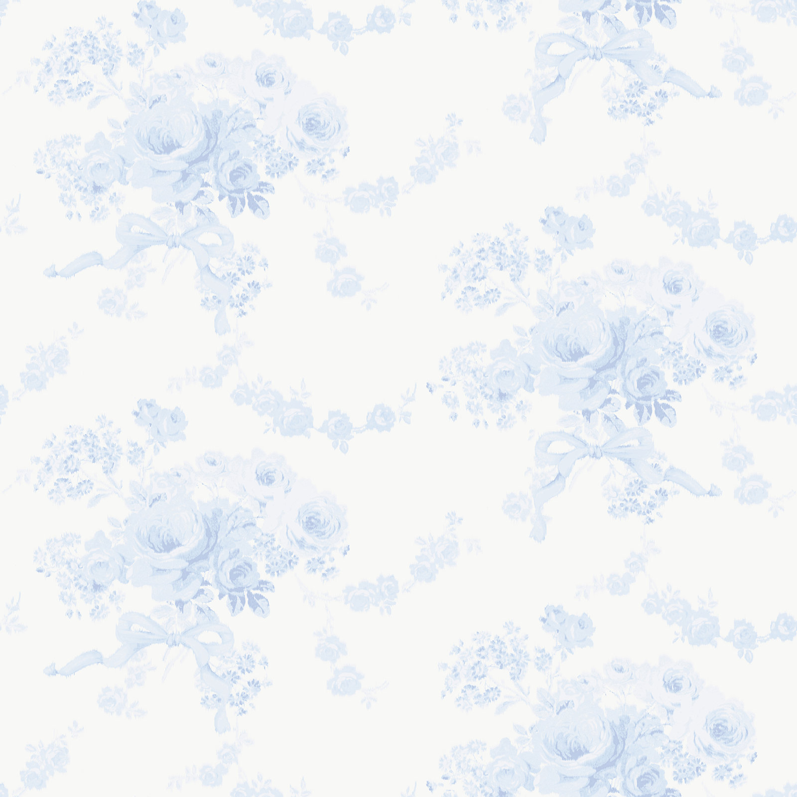 Pasadena Ikat Breezy Pastel Wallpaper, Blue