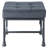 Grey And Sandy Grey Rectangle Ottoman