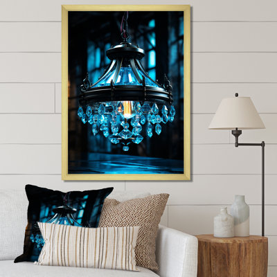 Chandelier Modern Sophistication - Glam Canvas Art Print