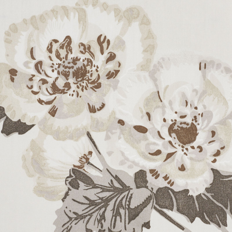 Tissu Schumacher x Veere Grenney Betty Chintz, Anthracite